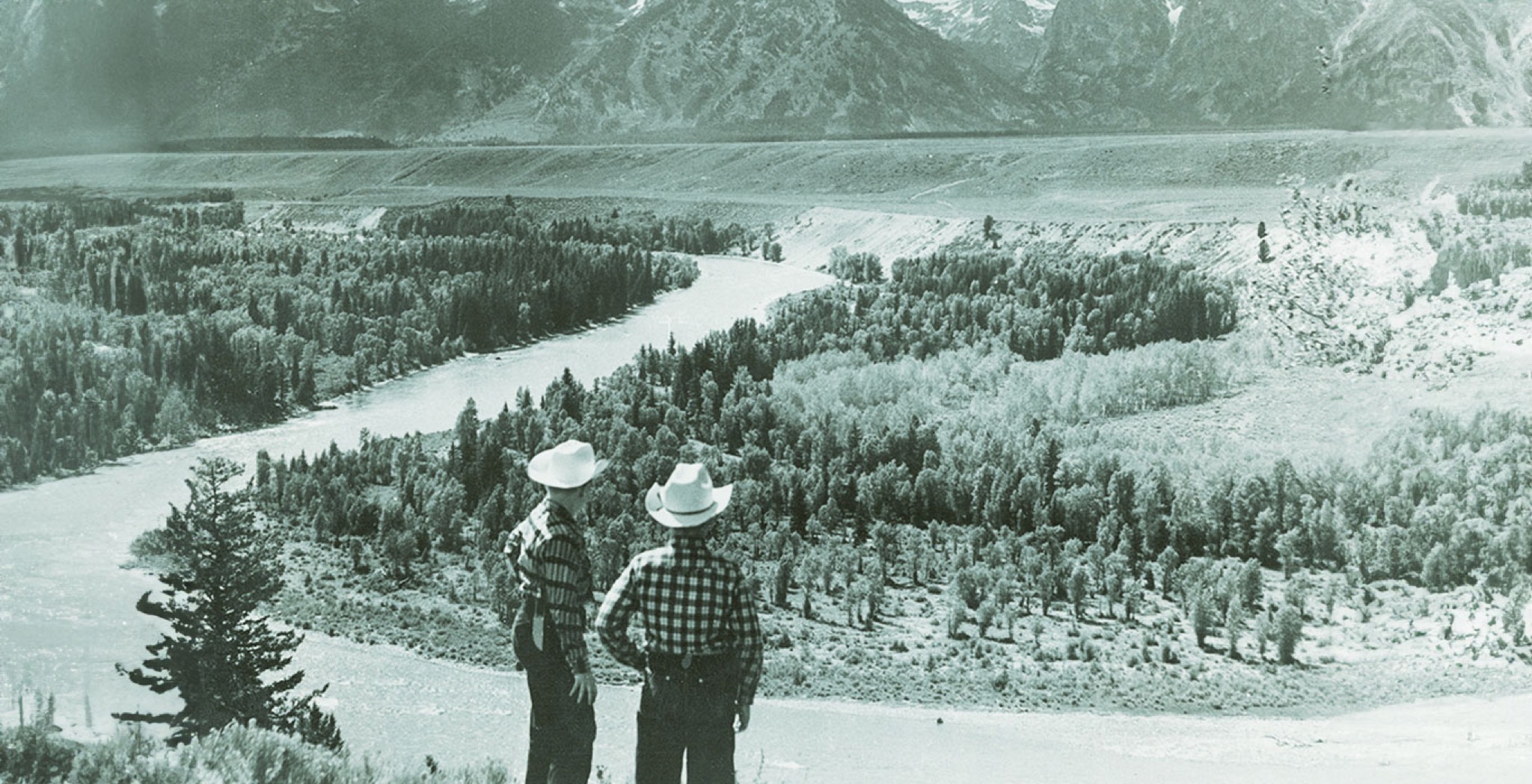 Historic photograph of the mountain west
